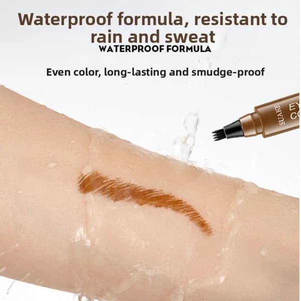 Карандаш для бровей с 4 Наконечниками Brow Tattoo Pen Водонепроницаемый Стойкий Карандаш Для Бровей