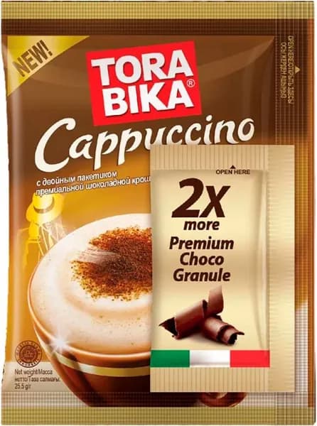 Кофейный напиток Torabika Cappuccino капучино 25.5г