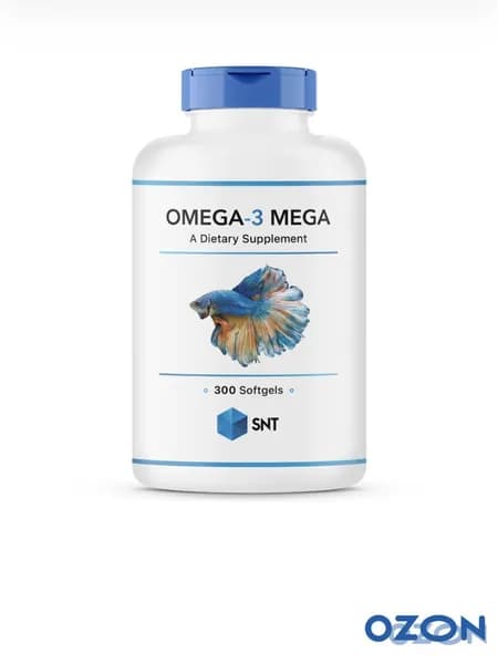 Мега Омега-3 SNT Omega-3 Mega 300 капсул