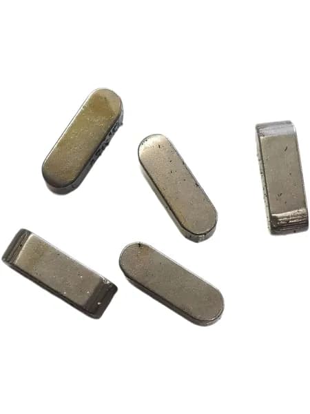 Шпонка призматическая 6х6х18 DIN 6885 A, ГОСТ 23360-78 (2 шт)