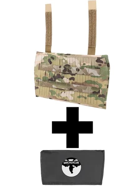 Защита живота с баллистическим пакетом "А-22 Подорожник" (СВМПЭ Бр1, С2) (Ars Arma), Мультикам