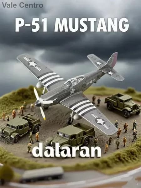 Самолет p-51 mustang(мустанг) 1/48 американская военная техника,Сборная модель без клея,пластиковая-Dalaran