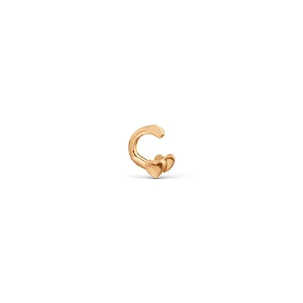 Золотой пирсинг в нос DIAMANT-ONLINE 585 пробы