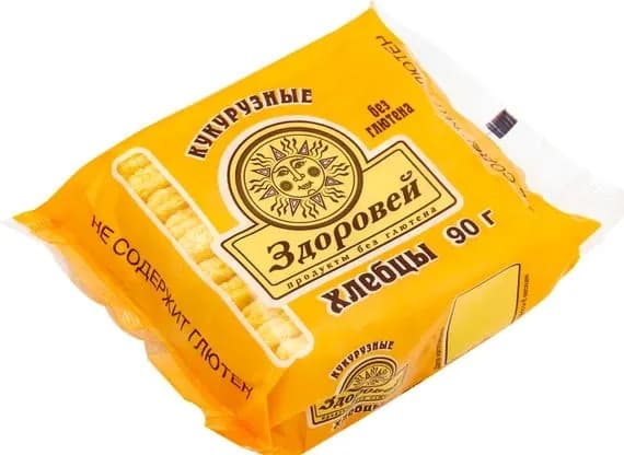 Хлебцы Здоровей Кукурузные 90г