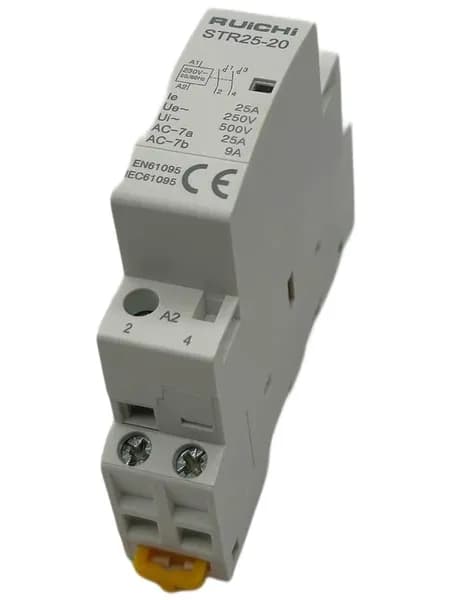 STR25-20, Модульный электронный контактор 230В, 25А, 2NO