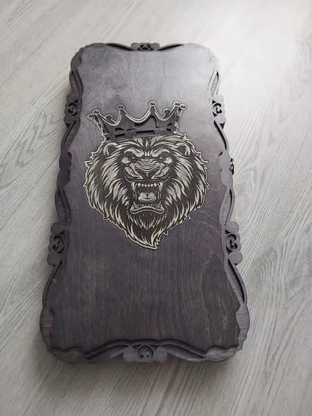 Нарды со стеклом на игровом поле