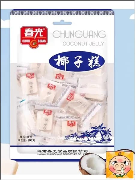 Хайнань специальности Chunguang кокосового пирога конфеты 200г