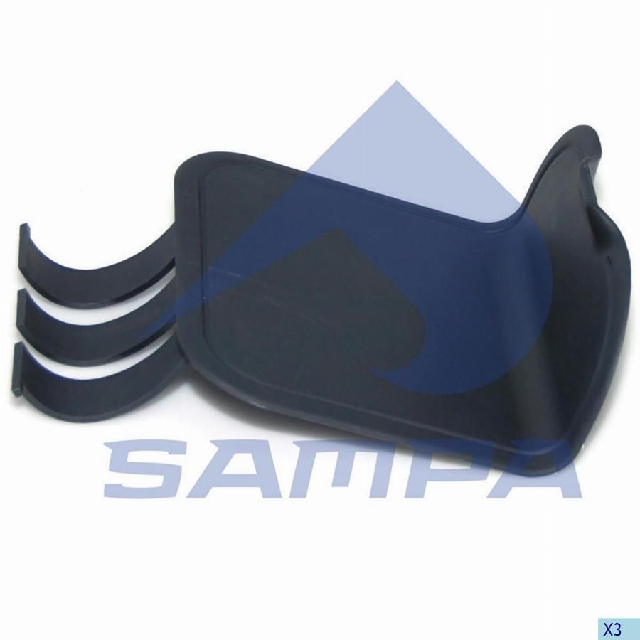 Заглушка подножки Volvo FH, FM, FMX, NH 9, 10, 11, 12, 13, 16 (Sampa)