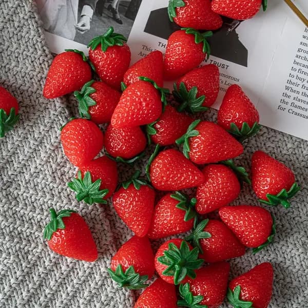 Аксессуары для украшения фруктов с искусственной моделью клубники