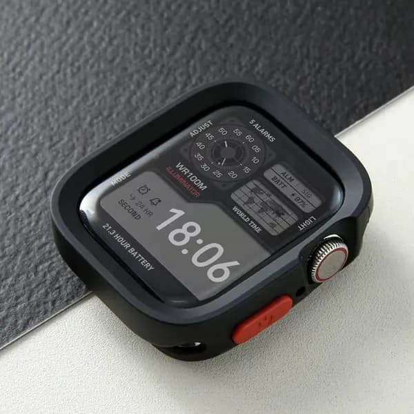 Защитный силиконовый чехол для корпуса часов Apple Watch 40 mm, бампер на Апл Вотч 4, 5, 6, SE
