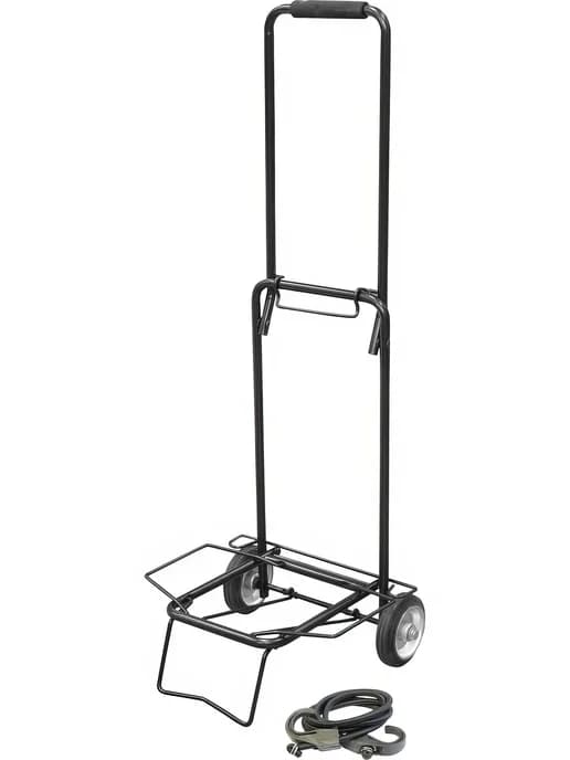 Тележка BX-25ZP-2 черная, металлические колеса 25