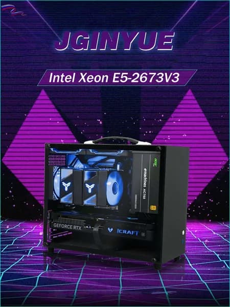 Комплект с системным блоком (Intel Xeon E5-2673V3, RAM 16 ГБ, SSD 512 ГБ, AMD Radeon RX 5600 (6 Гб), Windows 10 Pro), процессор:
"Intel Xeon E5-2673V3
Turbo 3,2 ГГц/ 12 ядер с 24 потоками"
Карта отображения:
KINOLOGY RX5600 6G
Основная плата:
JGINYUE X99M-H D3
Внутренняя память:
Micron 16G(8G*2) D3 1866
Жесткий диск:
Starsway K2000 512GB M.2
Источник питания:
SOEYI MD500W черное
Шасси :
BOLIYO S1 черное
радиатор:
"LOVINGCOOL LC-T90 Pro черное
Одиночная башня с 4 медными трубами охлаждения с воздушным охлаждением"
Подарок: призматический вентилятор *1
Высокопроизводительный компьютер, игровой компьютер, офисный компьютер
компьютер, черный