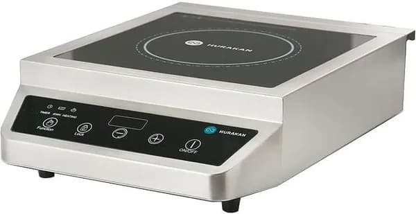 Плита индукционная HURAKAN HKN-ICF35T. 3.5 кВт, нержавеющая сталь, защита от перегрева