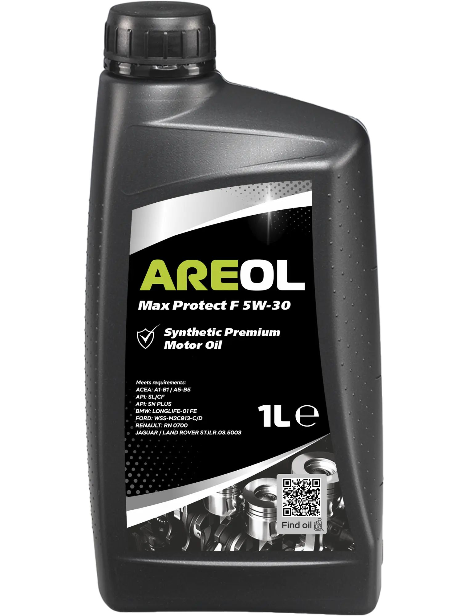 AREOL Max Protect F 5W-30 Масло моторное, Синтетическое, 1 л