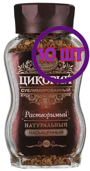Московская кофейня на паяхъ Цикорий Насыщенный раст. субл. Стекло,95 гр. (комплект 10 шт.) 5007211