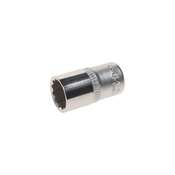 Головка торцевая 1/4" 10мм двеннадцатигранная L 25мм, арт RF52910 ROCKFORCE