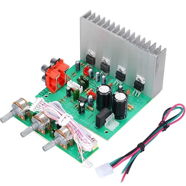 Мощный усилитель с радиатором для аудиосистем DIY
