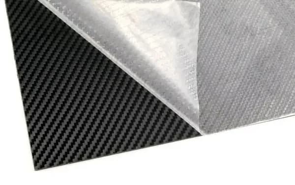 Эксклюзивный карбоновый матовый лист Kydex 300x200x2 мм с диагональной текстурой для создания ножен.