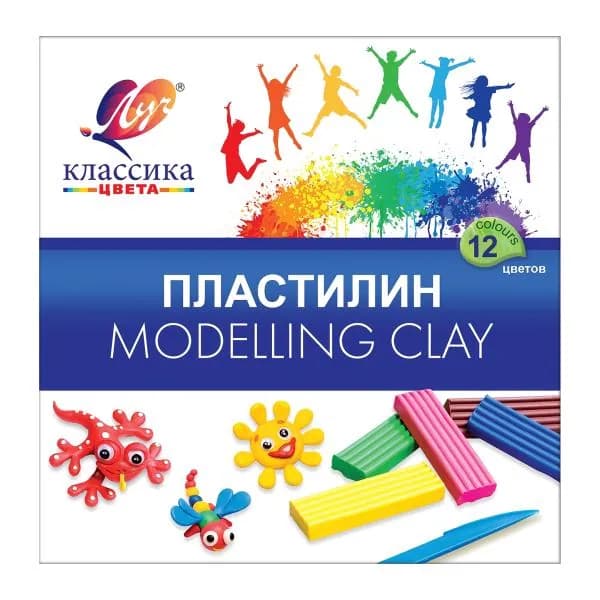 Пластилин Луч Классика 12 цветов 240г