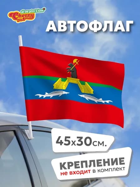 Флаг 45x30 Рыбинск (Ярославская область) (2006 г.)