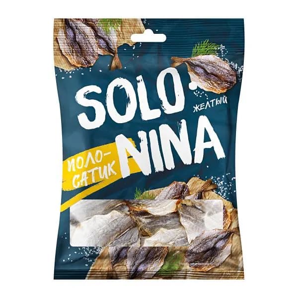 Желтый полосатик Solo Nina сушено-вяленый 70г