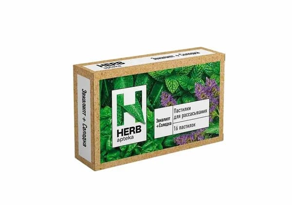 Эвкалипт Натур Продукт Пастилки 2.5Г №24.