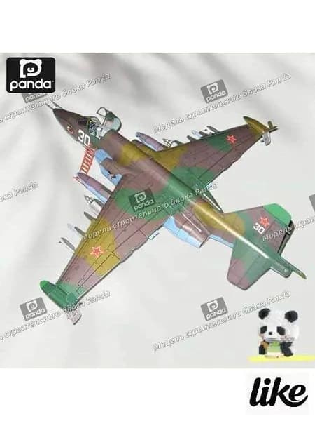 1:33, штурмовик Су-25, бумажная модель, белорусская живопись, модель военного самолета