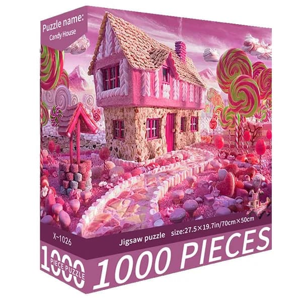 Пазл Конфетный домик, 1000 деталей