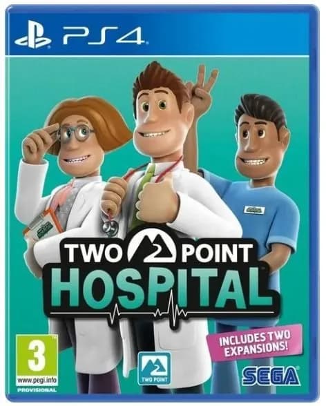 Игра Two Point Hospital (PlayStation 4, PlayStation 5, Русские субтитры)