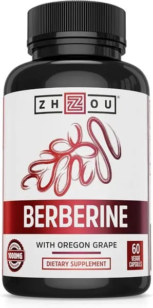 Zhou Nutrition Berberine Берберин 1000 мг 60 капсул