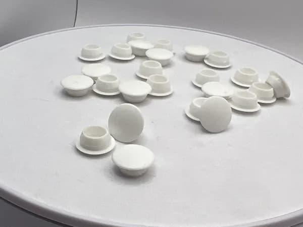 Alutech, Заглушка ПВХ PP14, 1112621, белый, 14 мм, 25 шт.