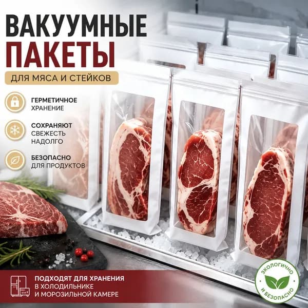 Пакет для продуктов 31X12 см, 18 шт