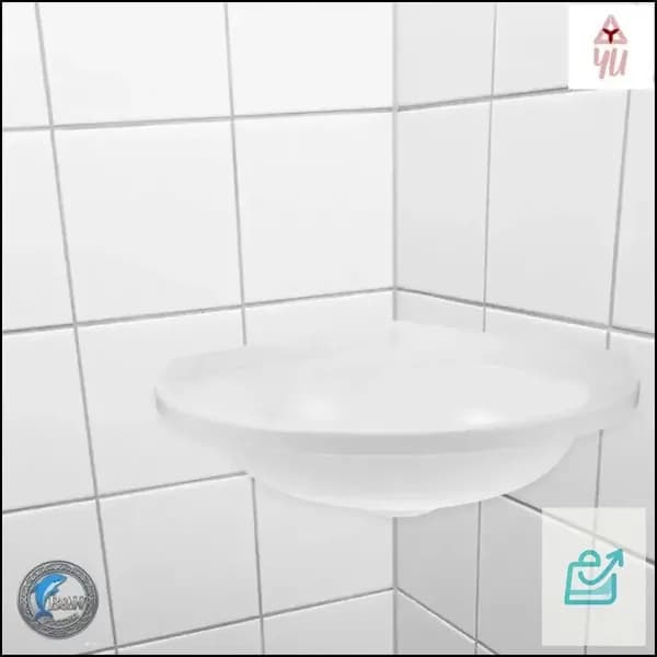 Эксклюзивная угловая пластиковая раковина для компактных ванных, 1 шт