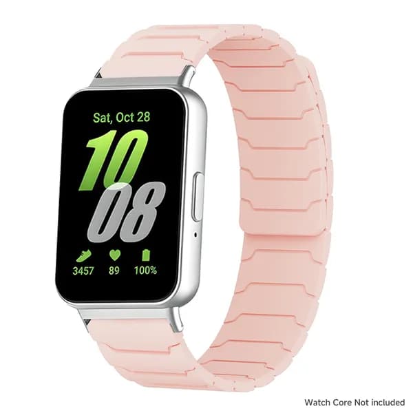 Силиконовый ремешок, совместимый с Samsung Galaxy Watch Fit3, с прочной магнитной застежкой и застежкой-петлей в стиле бронежилета