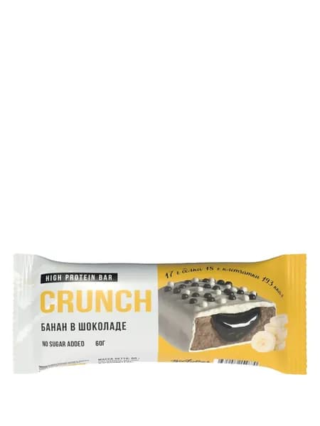 Четырёхслойный Протеиновый Батончик Bootybar Crunch Bar Банан Шоколад
