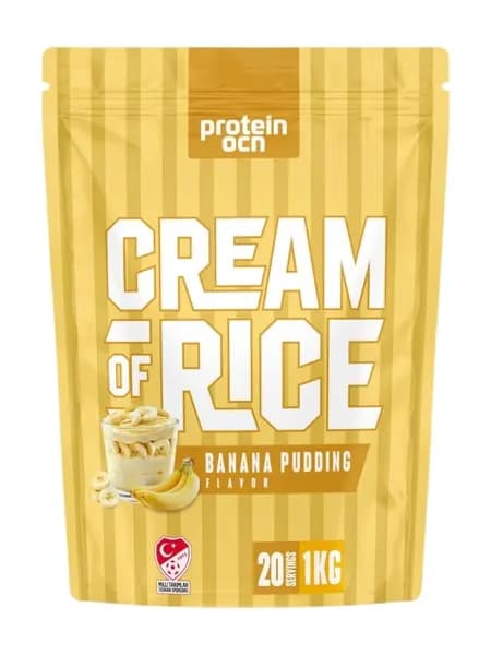 Protein Ocean Cream Of Rice, рисовая мука со вкусом бананового пудинга, 1 кг, 20 порций