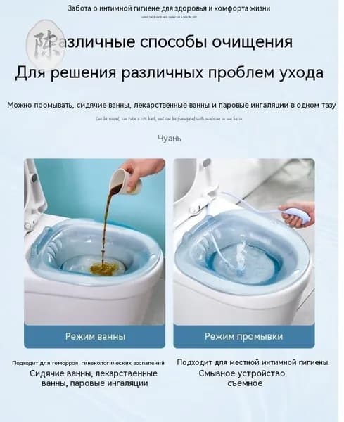 Сидячая ванночка на унитаз.