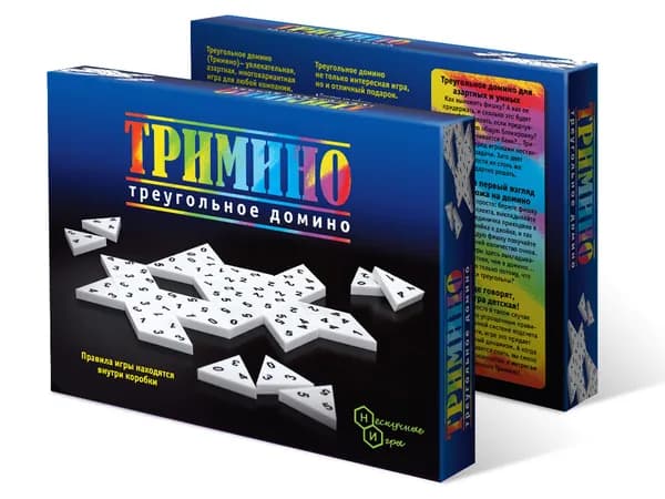 Настольная игра Нескучные игры "Тримино". УТ-00103525