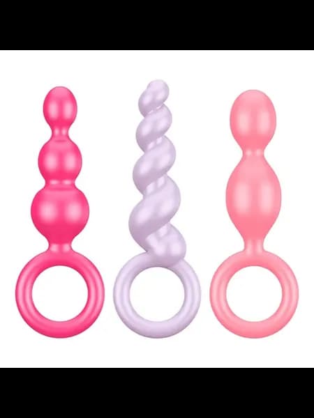 Анальные шарики Satisfyer Booty Call Сатисфаер, 3 штуки
