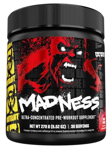 Mutant Madness Предтренировочный комплекс Фруктовый пунш 270 г