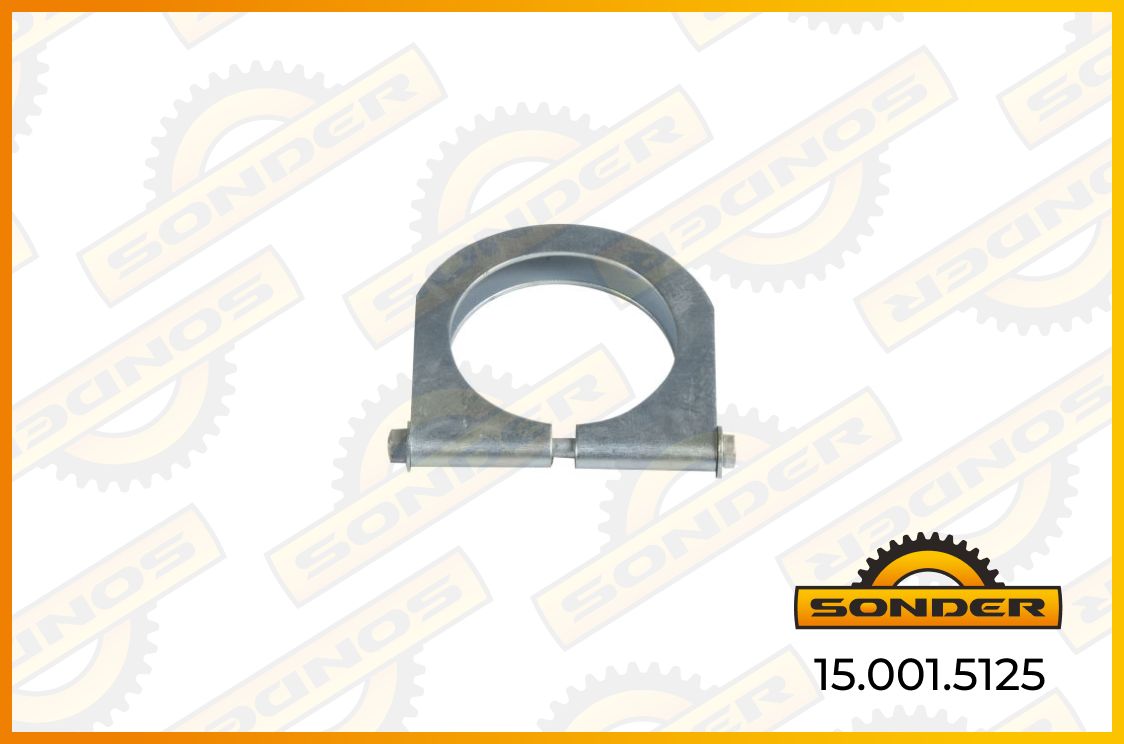 Хомут глушителя d 87,5-90,5mm Daf (Даф), Iveco (Ивеко), Mercedes (Мерседес) Sonder 150015125