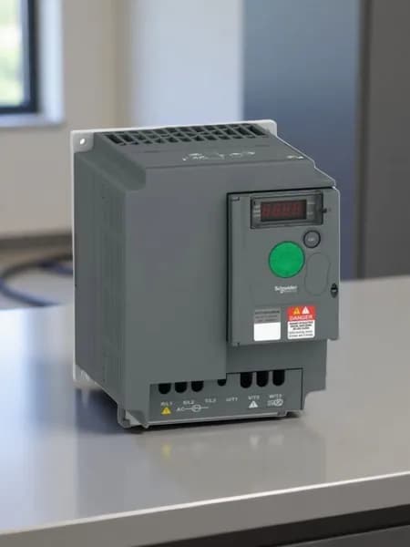 ATV310HU55N4E Преобразователь частоты, серия ATV310, 5,5 кВт, 12,6 А, перегрузка 150 %, 380 В