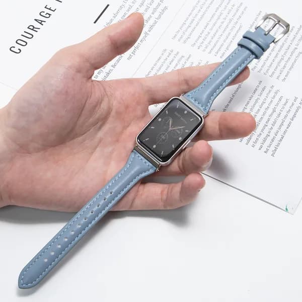 Модный кожаный ремешок для Samsung Galaxy Fit 3, Очень узкий ремешок, Унисекс