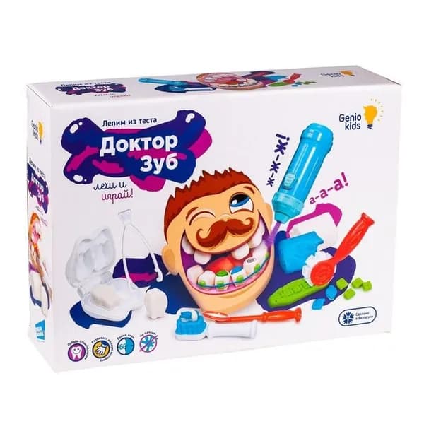 Набор для детской лепки Genio Kids Доктор Зуб