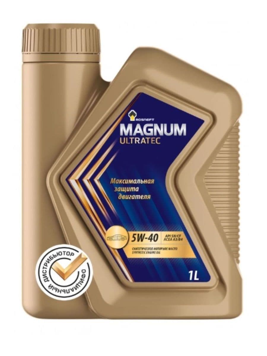 Rosneft Magnum Ultratec 5W-40 Масло моторное, Синтетическое, 1 л