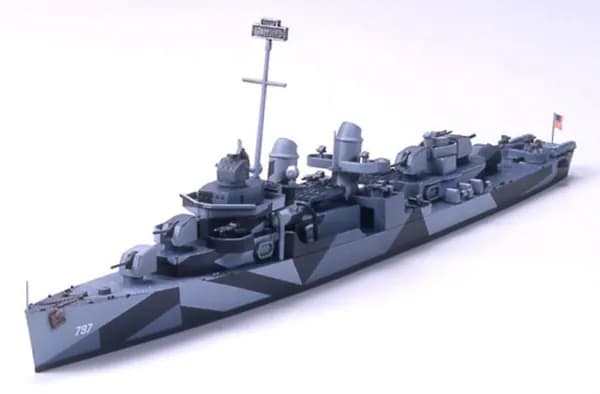 TAMIYA 31907 1/700 Десторатор класса флетчеров США DD-797 CUSHING сборная модель корабля