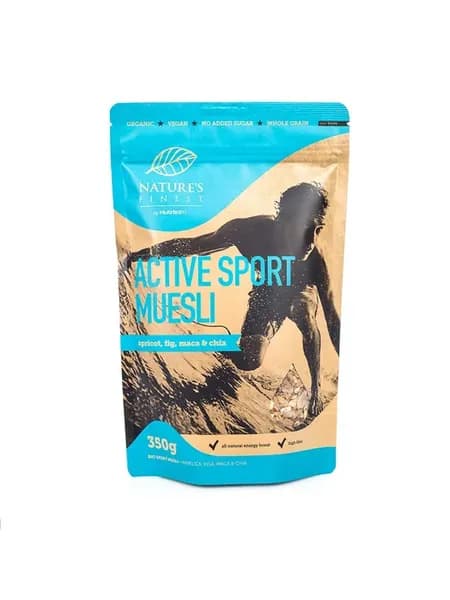 Мюсли Active Sport с абрикосом, инжиром, Nature's, 350 г