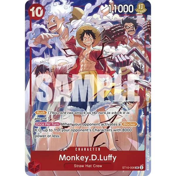 Коллекционные карты ONE PIECE, персонажи Монки Д. Луффи и Санджи, артикул: OP01-024; английская версия, ручного изготовления, качественные аниме-игровые карты.