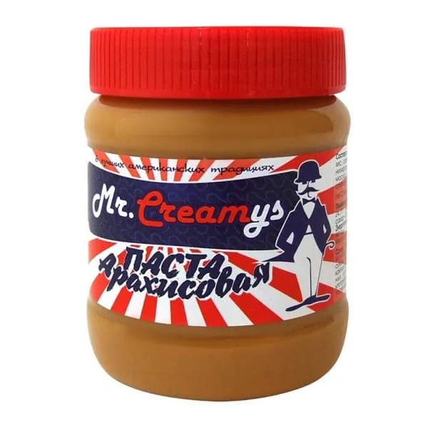 Паста Mr.Creamys арахисовая 340г