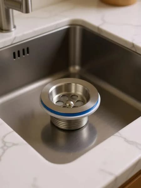 Выпуск Орио 1 1/2" с решеткой из нержавеющей стали D70 мм